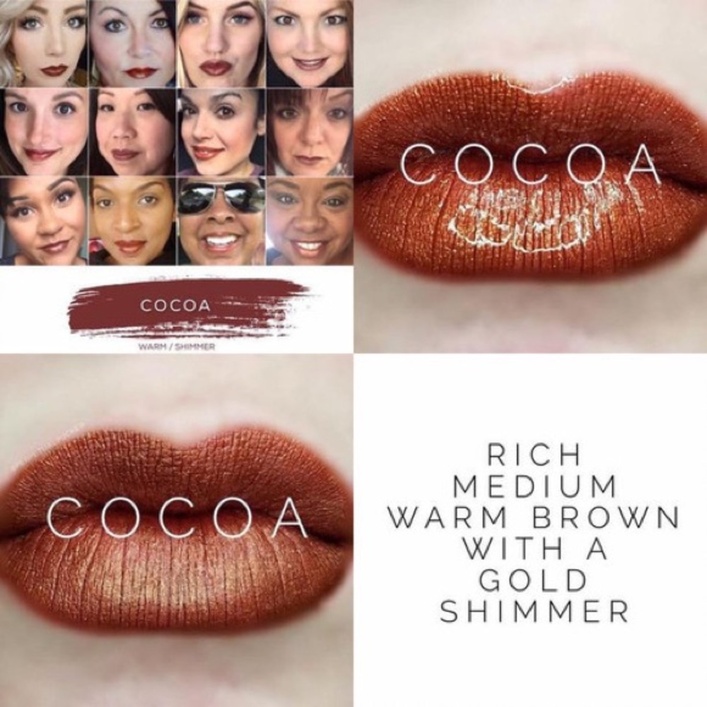 LipSense liquid lip color COCOA